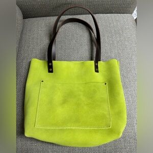 Portland Leather Goods Lime Suede